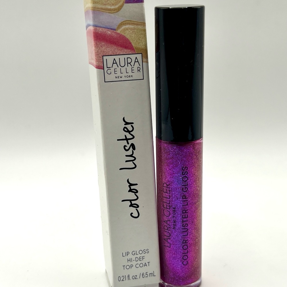 Laura Geller Color Luster Lip Gloss Amethyst Glaze Discontinued BNIB